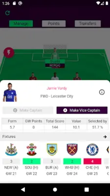 Fantasy Manager for EPL android App screenshot 3